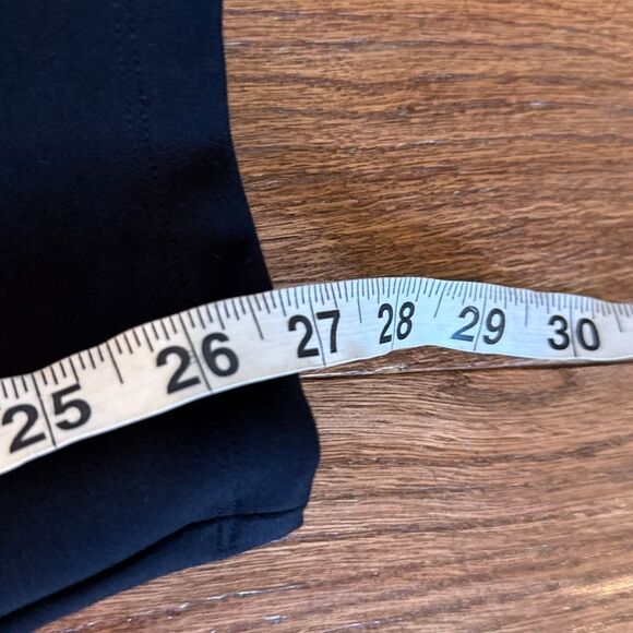 Theory black ponte pull on legging pants size M - Picture 6 of 11